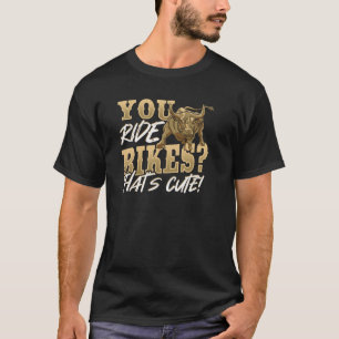 T-shirt Cavalier de taureau de rodéo Vous montez Biles