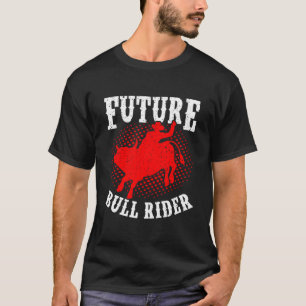T-shirt Cavalier de taureau futur Rodéo mécanique Rodeo