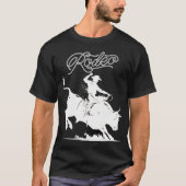 T-shirt Cavalier de taureau Rodéo 2 (Devant)
