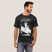 T-shirt Cavalier de taureau Rodéo 2 (Devant entier)