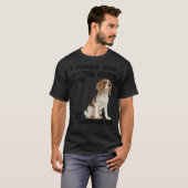 T-shirt Cavalier King Charles Spaniel Citation Maman, CKCS (Devant entier)