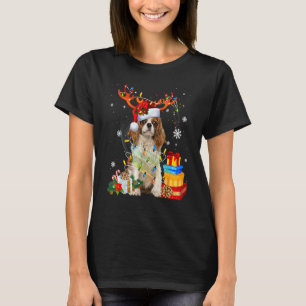 T-shirt Cavalier King Charles Spaniel Noël Renne S
