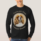 T-shirt Cavalier King Charles Spaniel Peinture originale (Devant)
