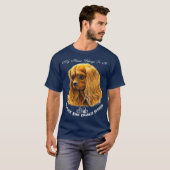 T-shirt Cavalier King Charles Spaniel Ruby (Devant entier)