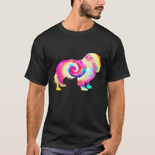 T-shirt Cavalier King Charles Spaniel Tie Dye Chien Maman