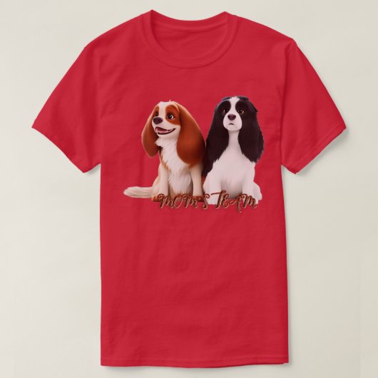 T-shirt Cavalier King Charles Spaniels 2 (Design devant)