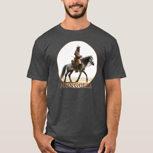 T-shirt Cavalier mongol (Devant)