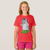 T-shirt Cavalier pièce d'échecs (Devant entier)