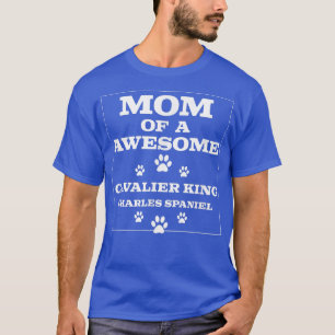 T-shirt Cavalier roi charles espagne chien propriétaire fe