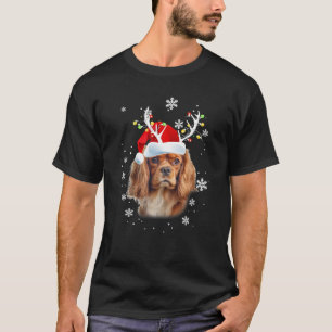 T-shirt Cavalier Roi Charles Spaniel Père Noël