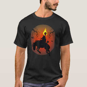 T-shirt Cavalier sans tête vintage silhouette vintage