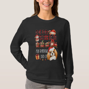 T-shirt Cavalier Spaniel Cher Père Noël Mon Épouse L'A Fai