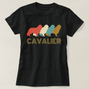 T-shirt cavalier vintage d'épagneul du Roi Charle