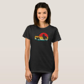 T-shirt Cavalière de Roping Séparée Graphique Rétro de Rod (Devant entier)