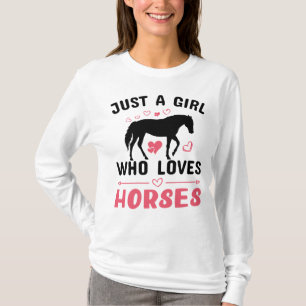 T-shirt Cavalière Équitation Cowgirl Cheval Western