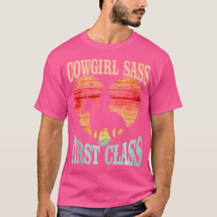 T-shirt Cavalière Sass Fille de Première Classe Chevauchan