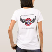 T-shirt Cavaliers logo2 croisé de la vie (Dos)