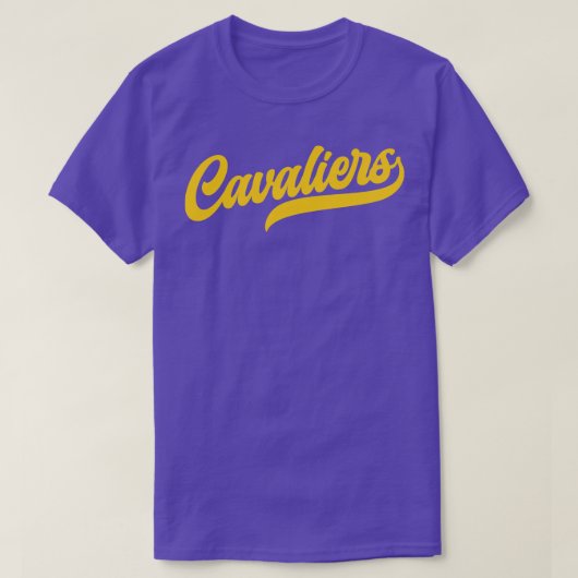 T-shirt Cavaliers Retro Cavaliers Basket (Design devant)