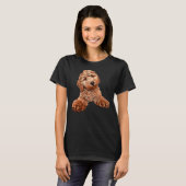 T-shirt Cavapoo Labradoodle Goldendoodle Mélange de canicu (Devant entier)