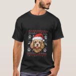 T-shirt Cavapoo Santa Hat Christmas Funny Chien Maman Papa<br><div class="desc">Cavapoo Santa Hat Christmas Funny Chien Maman Papa V Cou</div>
