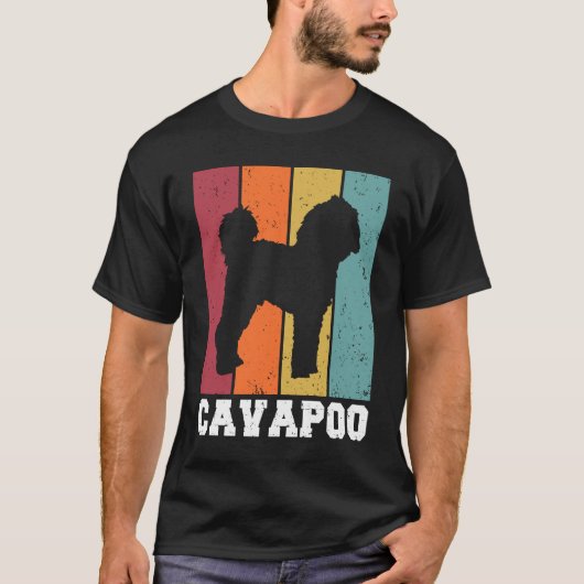 T-shirt Cavapoo Vintage 2 (Devant)