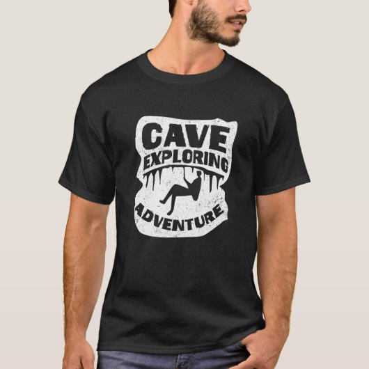 T-shirt Cave Exploring Adventure Caving Spelunking Spelolo (Devant)