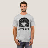 T-shirt Cave Life Caver Escalade Cave Lovers (Devant entier)