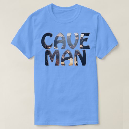 T-SHIRT CAVE MAN (Design devant)
