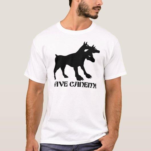 T-shirt CAVERNE CANEM - PRENEZ GARDE du latin de CHIEN (Devant)