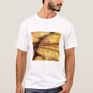 T-shirt caverne dessinant c.6000 avant Jésus Christ