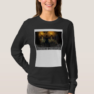 T-shirt Cavernes et créatures de l'attaque de zombie