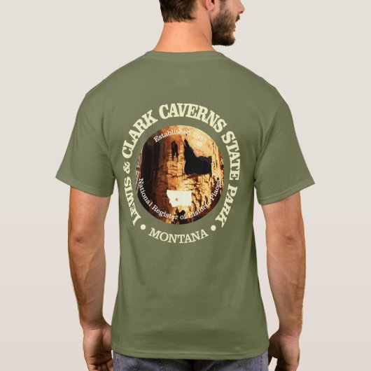 T-shirt Cavernes Lewis et Clark SP (Dos)