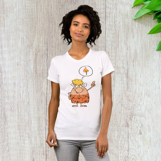 T-shirt Cavewoman pense au bâton de feu