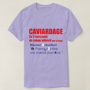 T-shirt Caviarden 7 morceaux Élections présidentielles