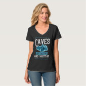 T-shirt Caving Cave Exploring Caver Spelunking Explorer 3 (Devant entier)