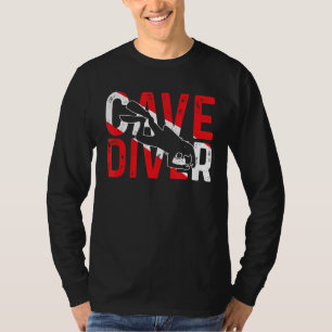 T-shirt Caving Spelunking Cave Plongée Plongée Spéléologie