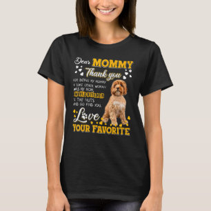 T-shirt Cavoodle Cher Merci Maman Pour Être Ma Maman
