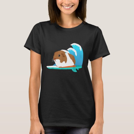 T-shirt Cavy Surfboard Vêtements Stuff Costume Cadeau Surf (Devant)
