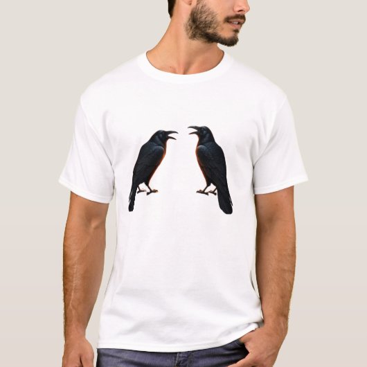 T-shirt Caw into Coziness Tee (Devant)