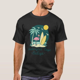 T-shirt Caye Ambergris Belize Souvenir Vacances Bélizienne