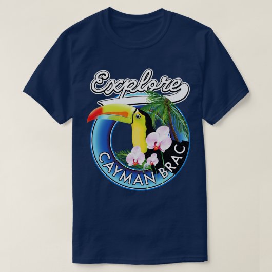 T-shirt Cayman Brac Travel (Design devant)