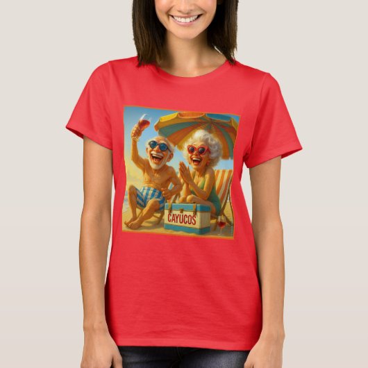 T-SHIRT "CAYUCOS FOREVER COOL TEE". (Devant)