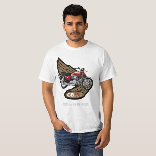T-SHIRT CB750 (Devant entier)