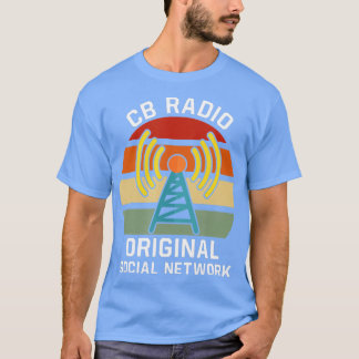 T-shirt CB Radio Original Réseau Social HAM Radio