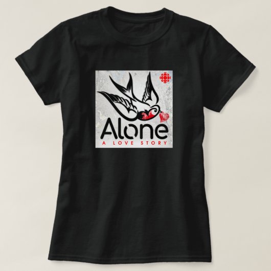 T-shirt CBC Alone : Une histoire d'amour (Design devant)