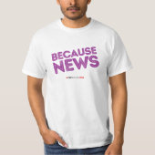 T-shirt CBC Parce que les nouvelles (Devant)
