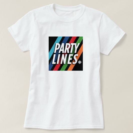 T-shirt CBC Party Lines Femmes (Design devant)