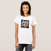 T-shirt CBC Party Lines Femmes (Devant entier)