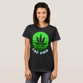 T-shirt CBD King Capsule Huile Vape CBD Anxiété Douleur so (Devant entier)