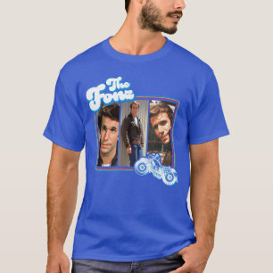 T-shirt CBS Happy Dayshe Fonz Homme Unisexe Gris Dessin An